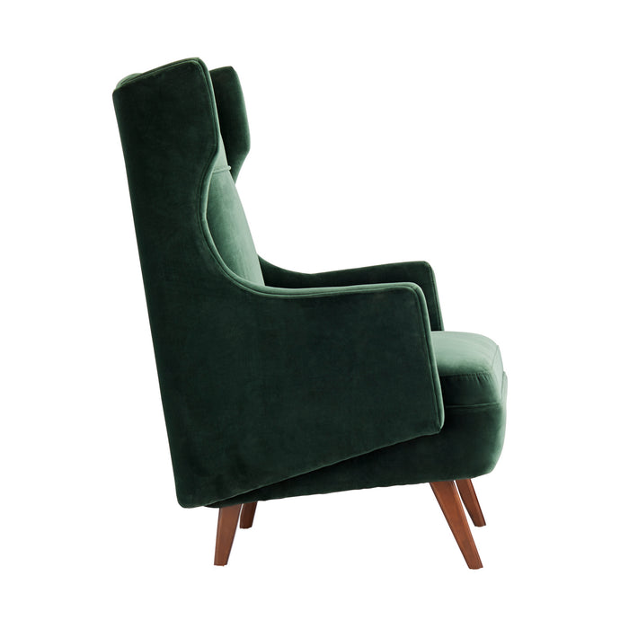 Arteriors 8149 Upholstery - Chair, Forest Velvet/Dark Walnut