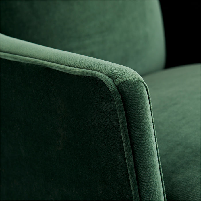Arteriors 8149 Upholstery - Chair, Forest Velvet/Dark Walnut