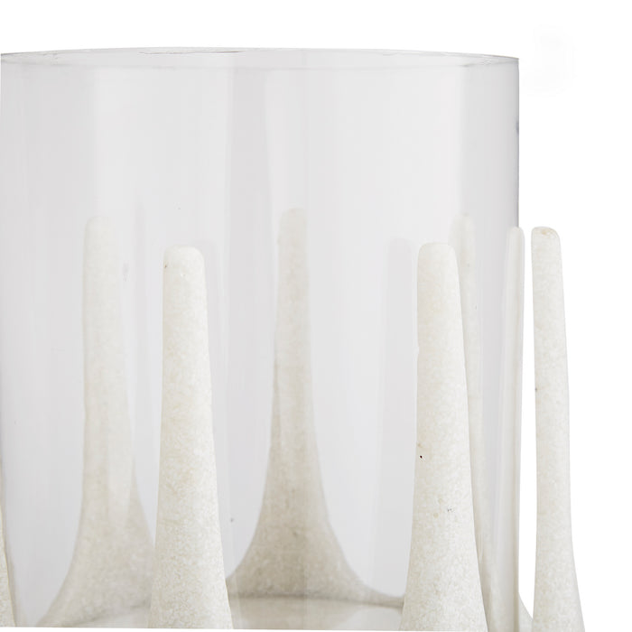 Arteriors 9240 Hurricane, White