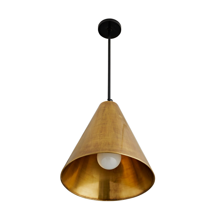 Arteriors 44760 One Light Pendant, Antique Brass