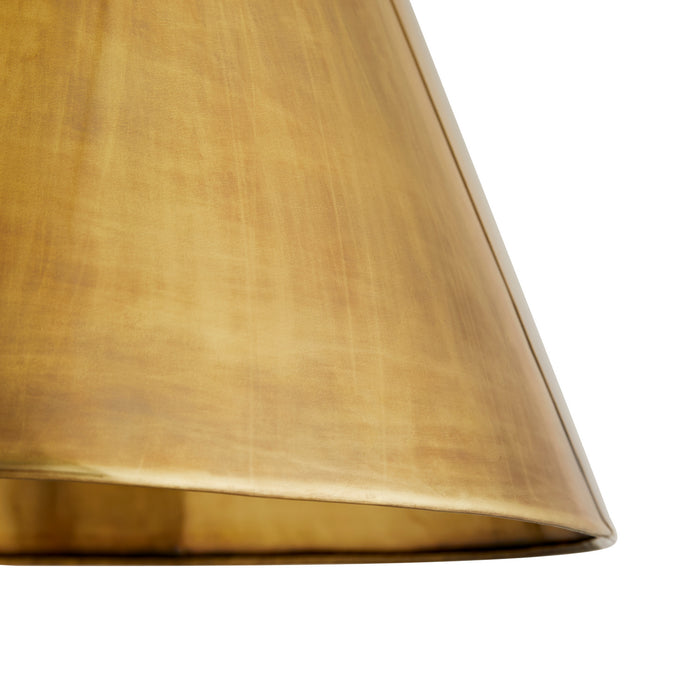 Arteriors 44760 One Light Pendant, Antique Brass