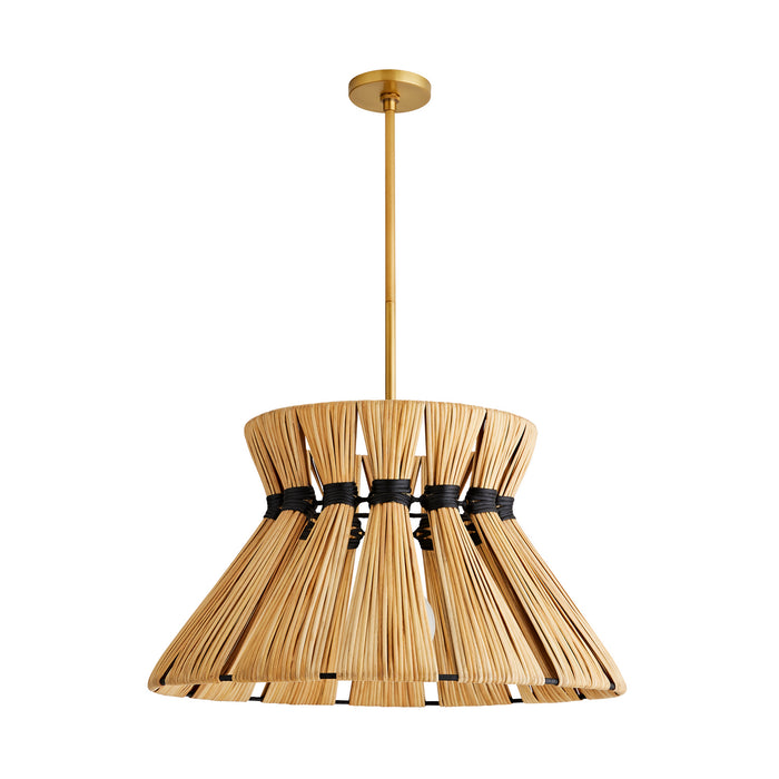 Arteriors 45627 One Light Pendant, Natural
