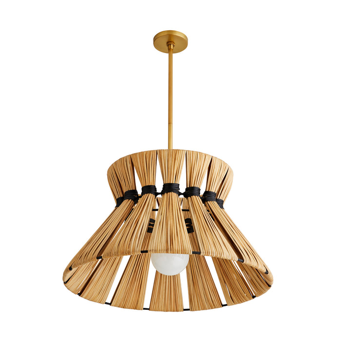 Arteriors 45627 One Light Pendant, Natural
