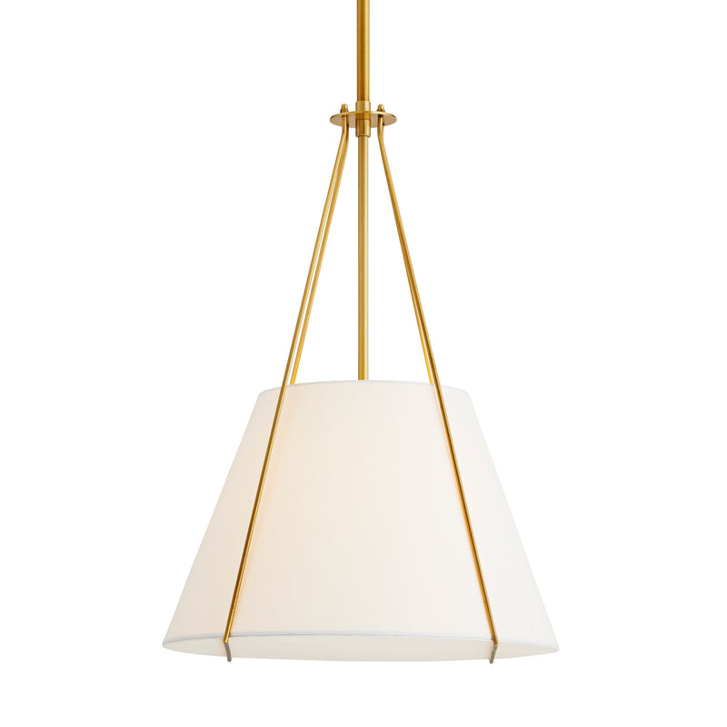 Arteriors 49693 One Light Pendant, Antique Brass