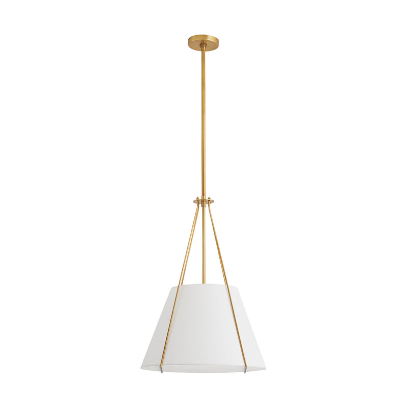 Arteriors 49693 One Light Pendant, Antique Brass