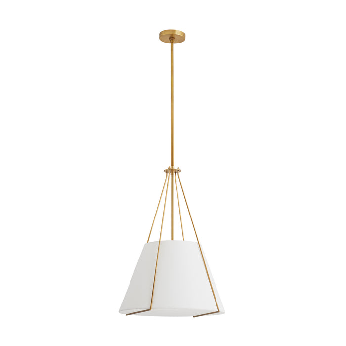 Arteriors 49693 One Light Pendant, Antique Brass