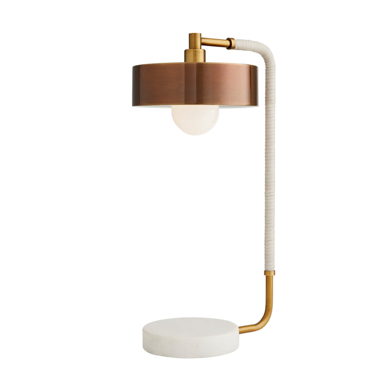 Arteriors 49735 One Light Lamp, Heritage Brass
