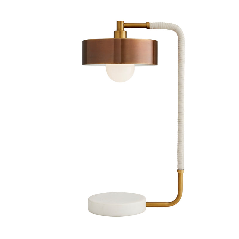 Arteriors 49735 One Light Lamp, Heritage Brass