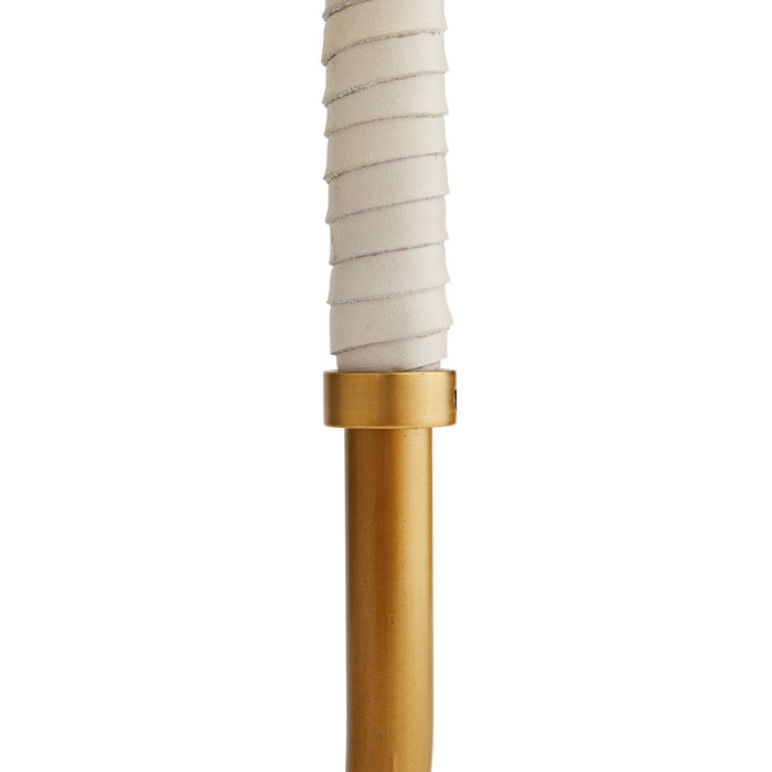 Arteriors 49735 One Light Lamp, Heritage Brass