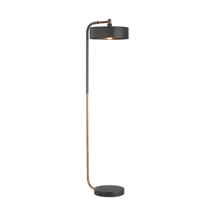 Arteriors 79813 One Light Floor Lamp, Heritage Brass