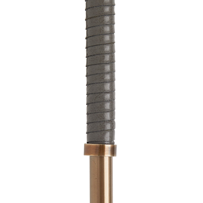 Arteriors 79813 One Light Floor Lamp, Heritage Brass