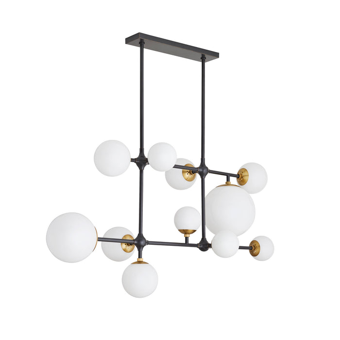 Arteriors 89473 11 Light Chandelier, Bronze