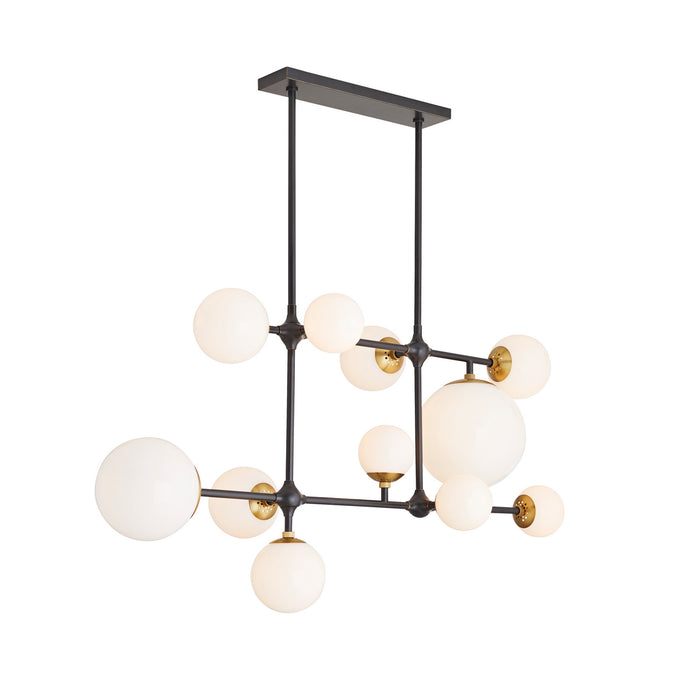 Arteriors 89473 11 Light Chandelier, Bronze