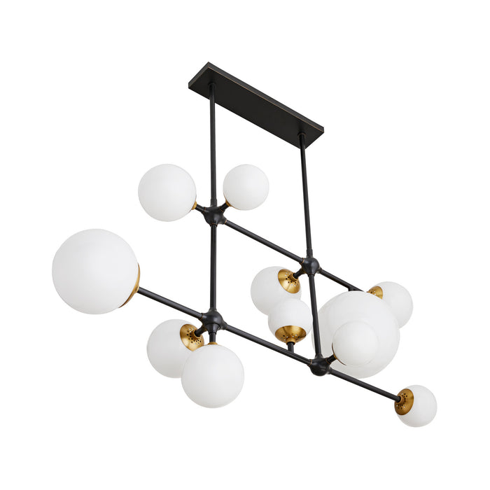 Arteriors 89473 11 Light Chandelier, Bronze