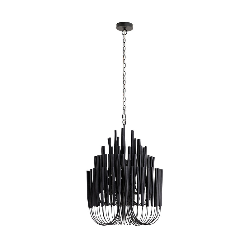 Arteriors 89483 Five Light Chandelier, Black