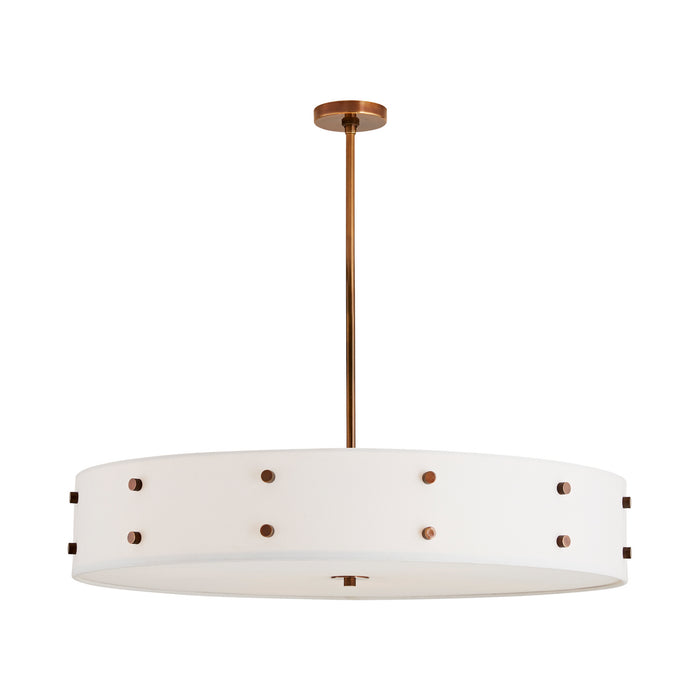 Arteriors 89484 Eight Light Chandelier, Heritage Brass