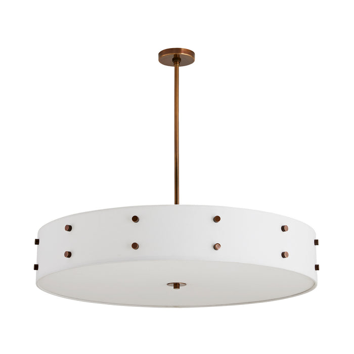 Arteriors 89484 Eight Light Chandelier, Heritage Brass