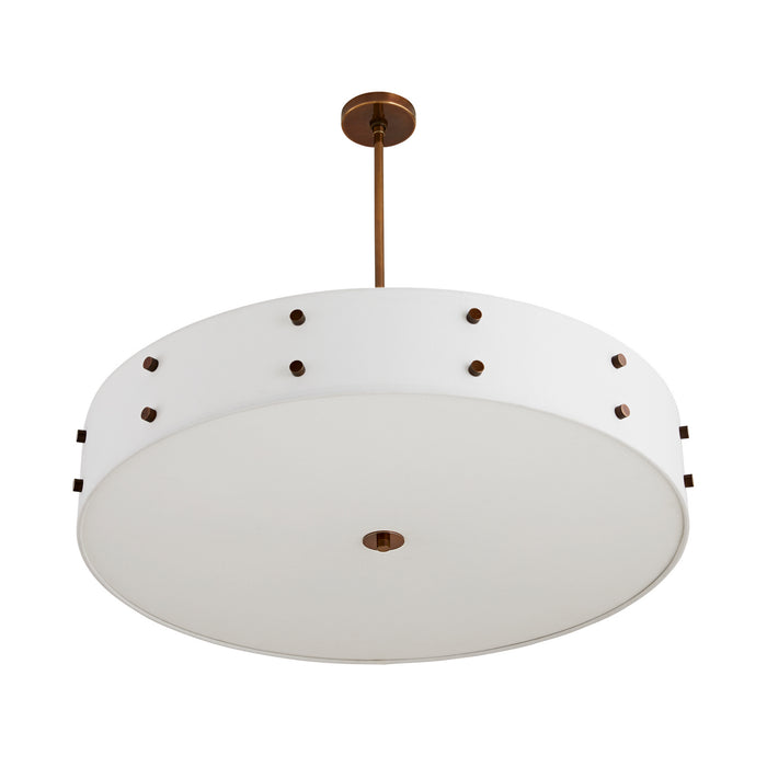 Arteriors 89484 Eight Light Chandelier, Heritage Brass