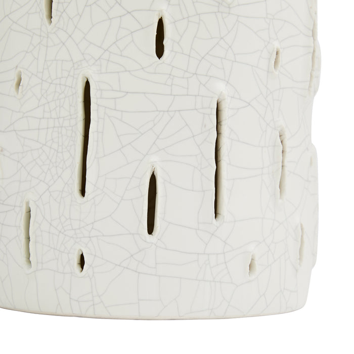 Arteriors 17843-273 One Light Lamp, White Stained Crackle