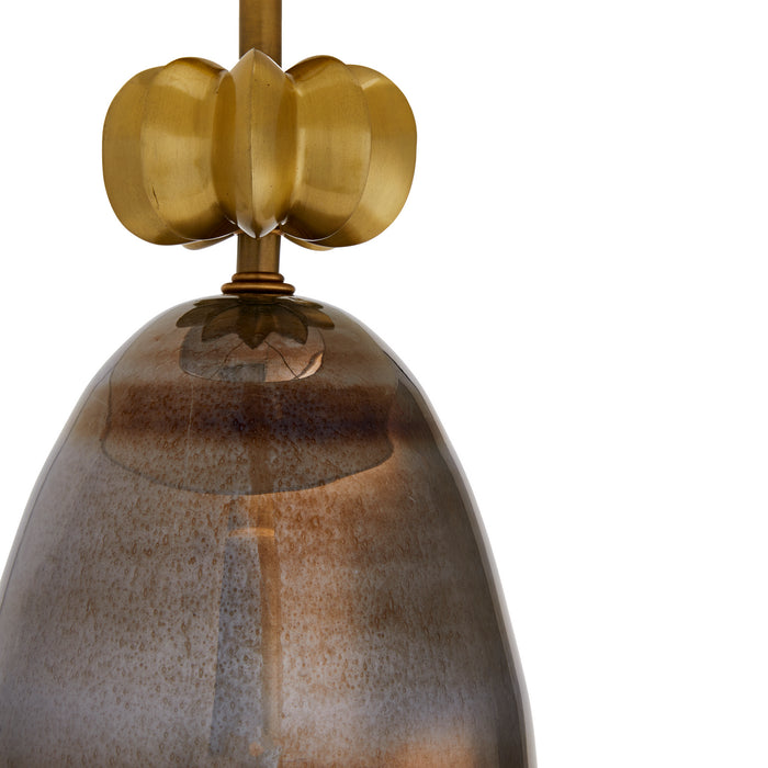 Arteriors 44775-249 One Light Lamp, Smoke Luster Ombre