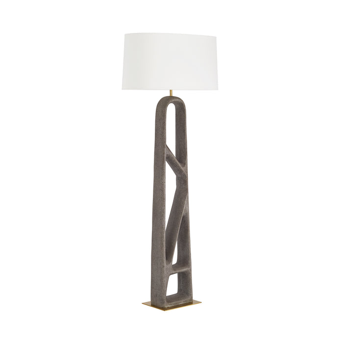 Arteriors 79822-398 One Light Floor Lamp, White