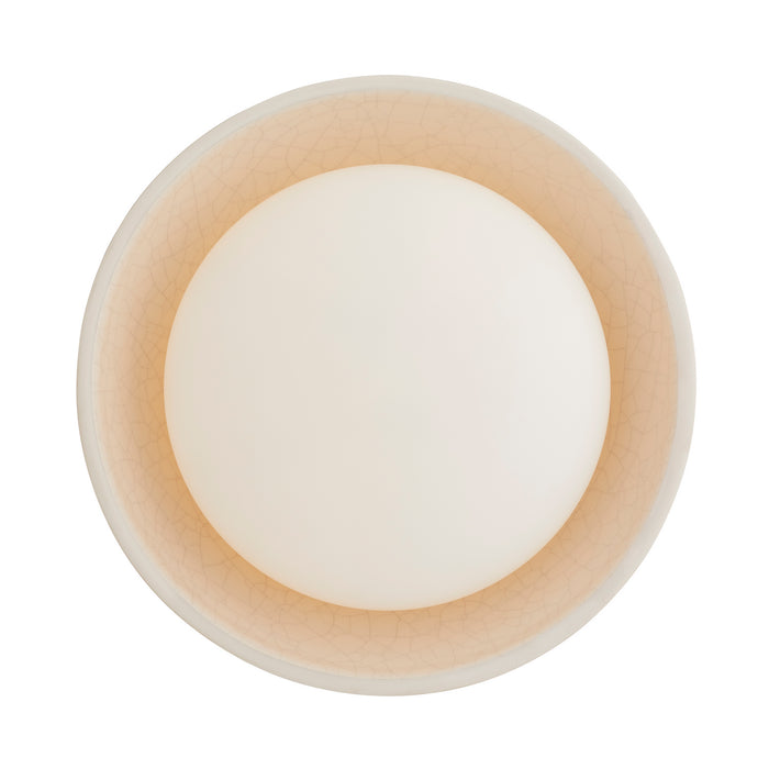 Arteriors DA49005 One Light Wall Sconce, Ivory Stained Crackle