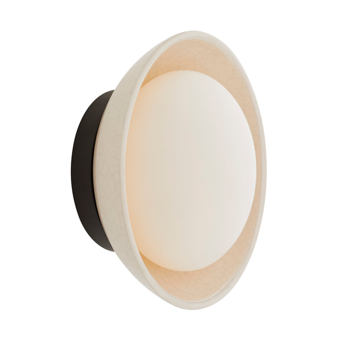 Arteriors DA49005 One Light Wall Sconce, Ivory Stained Crackle