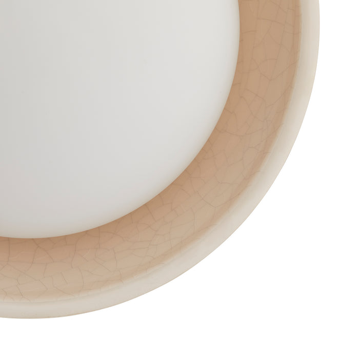 Arteriors DA49005 One Light Wall Sconce, Ivory Stained Crackle