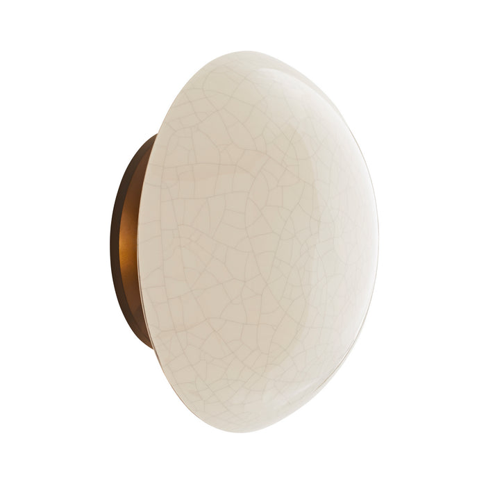 Arteriors DA49008 One Light Wall Sconce, Ivory Stained Crackle
