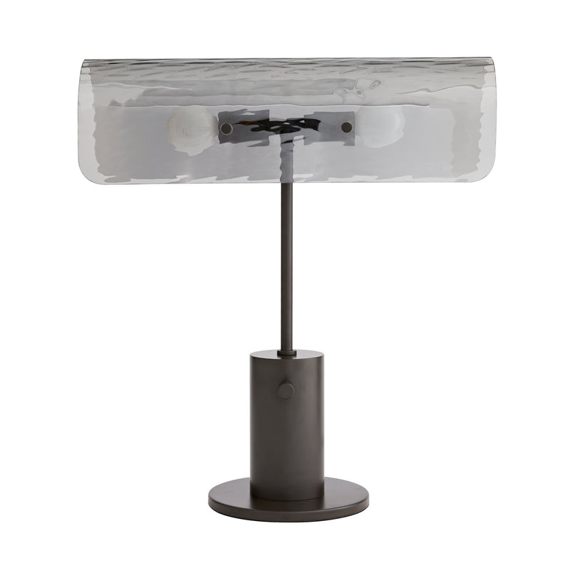 Arteriors DA49010 Two Light Lamp, Smoke