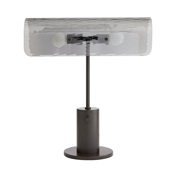 Arteriors DA49010 Two Light Lamp, Smoke