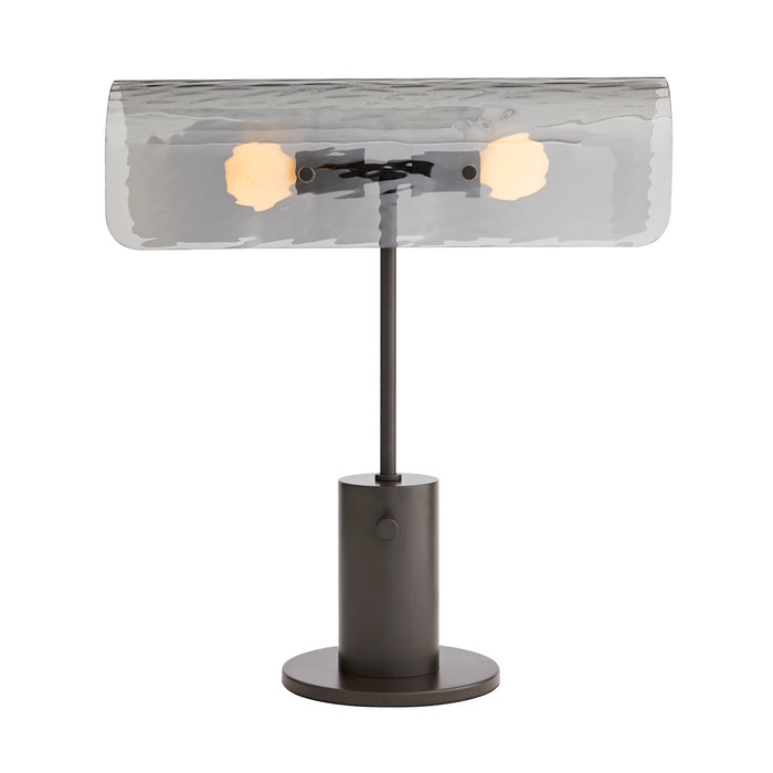 Arteriors DA49010 Two Light Lamp, Smoke