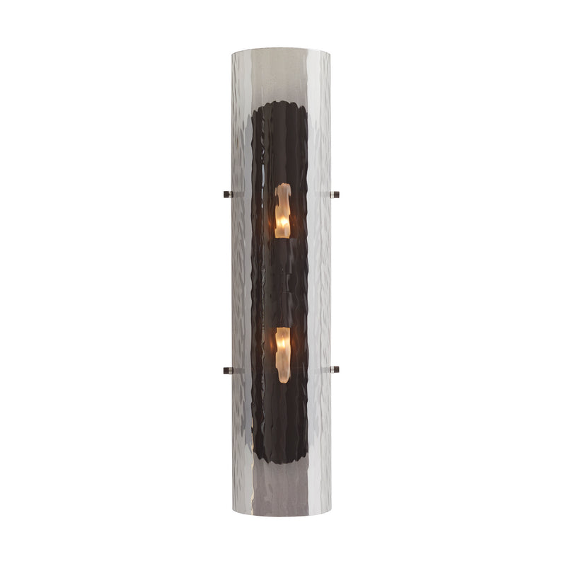 Arteriors DA49015 Two Light Wall Sconce, Smoke