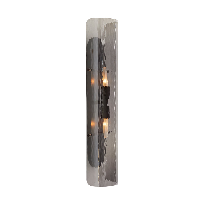 Arteriors DA49015 Two Light Wall Sconce, Smoke