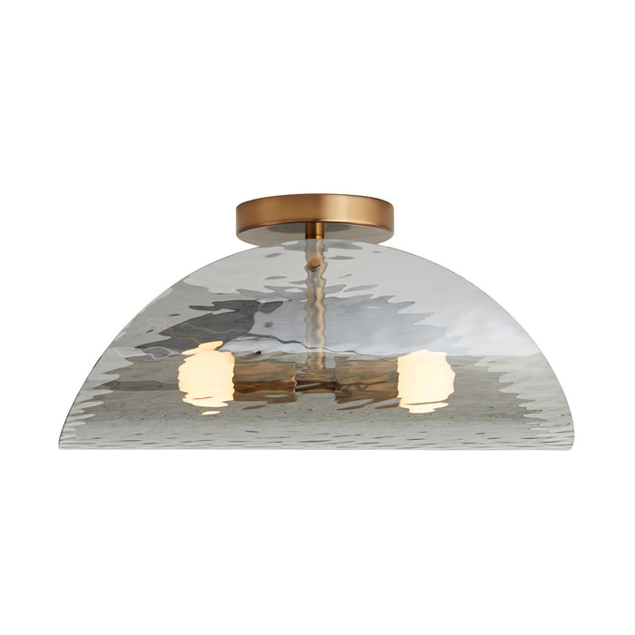 Arteriors DA49017 Two Light Flushmount, Smoke