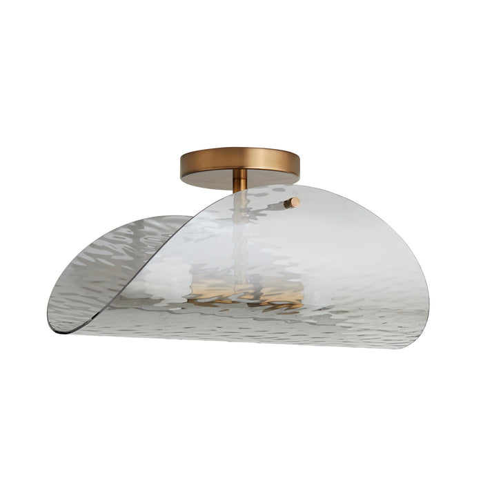 Arteriors DA49017 Two Light Flushmount, Smoke