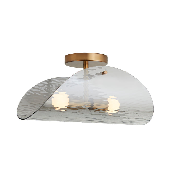 Arteriors DA49017 Two Light Flushmount, Smoke