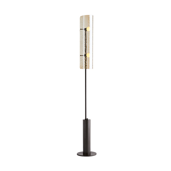 Arteriors DA79002 Two Light Floor Lamp, Amber