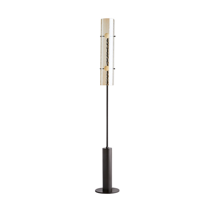 Arteriors DA79002 Two Light Floor Lamp, Amber