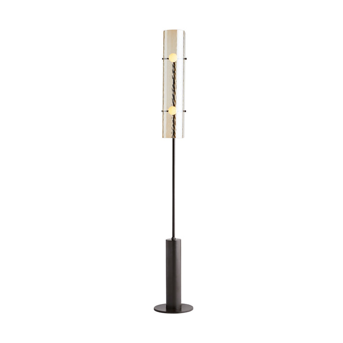 Arteriors DA79002 Two Light Floor Lamp, Amber