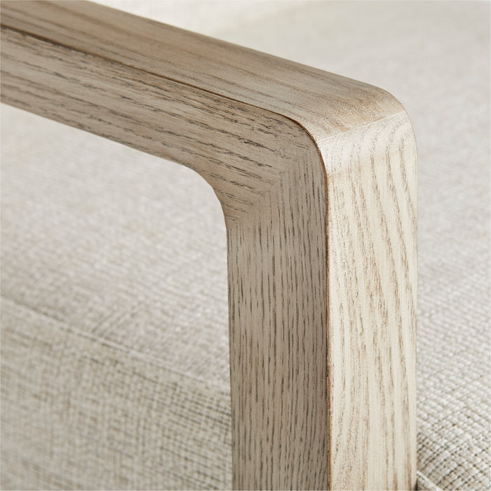 Arteriors DJ8079 Chair, Fieldstone Grey