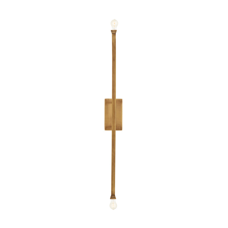 Arteriors DS44011 Two Light Wall Sconce, Antique Brass