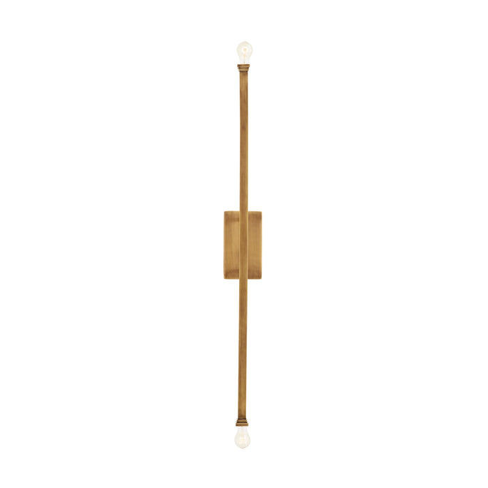 Arteriors DS44011 Two Light Wall Sconce, Antique Brass