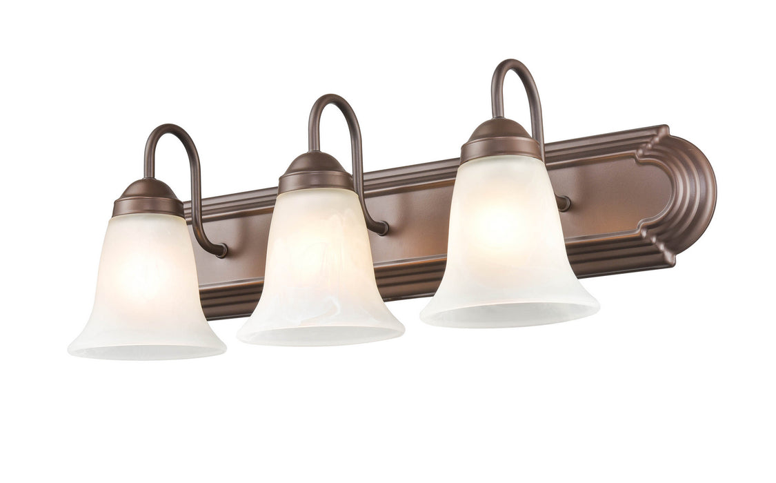 Millennium 4283-BZ Three Light Vanity, Bronze