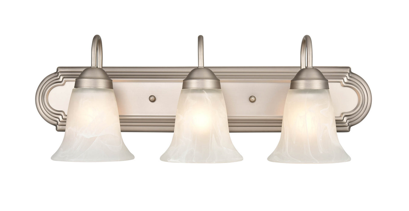 Millennium 4283-SN Three Light Vanity, Satin Nickel