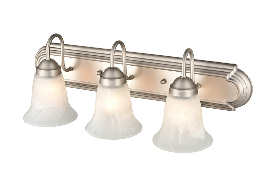 Millennium 4283-SN Three Light Vanity, Satin Nickel