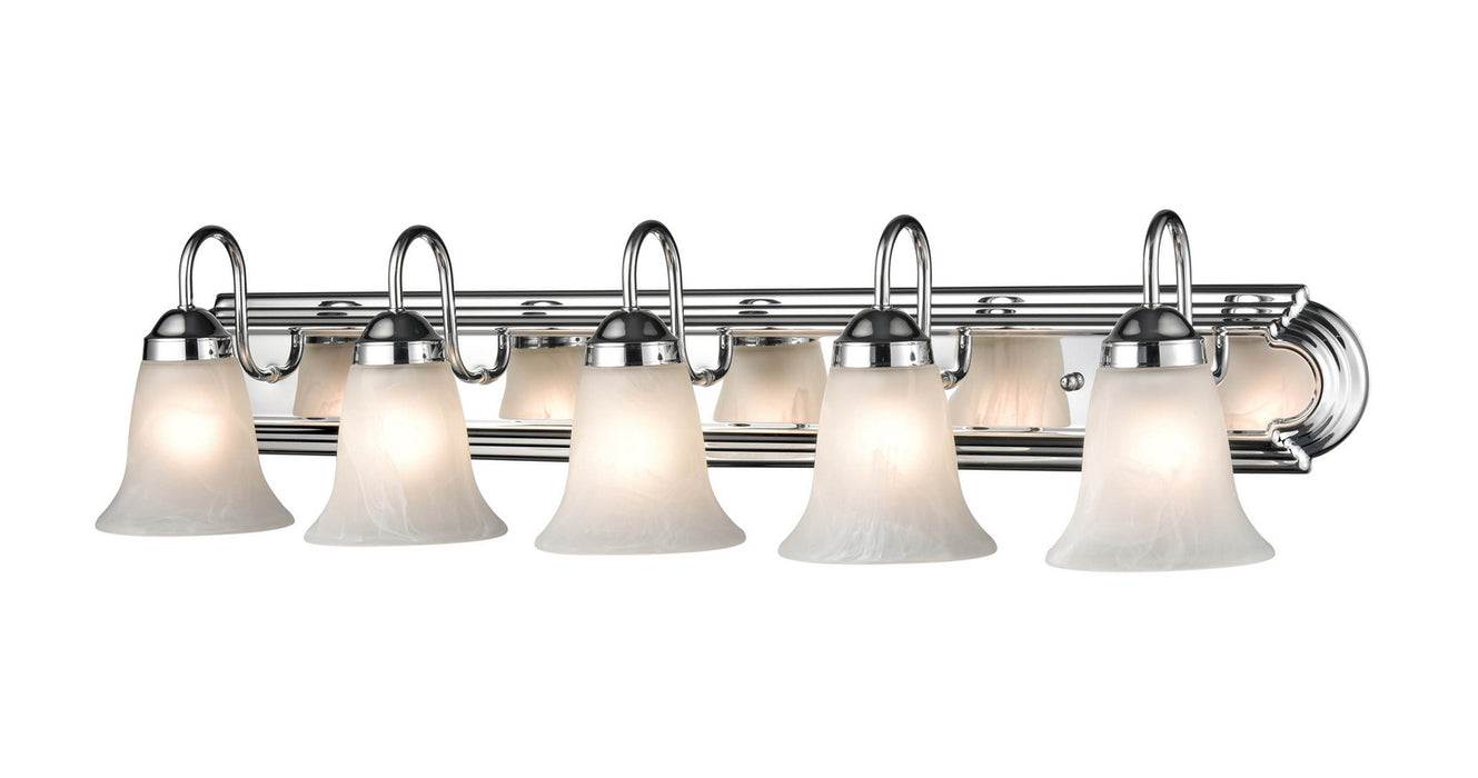 Millennium 4285-CH Five Light Vanity, Chrome