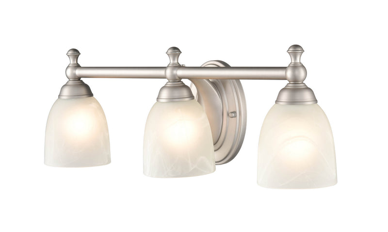 Millennium 4303-SN Three Light Vanity, Satin Nickel