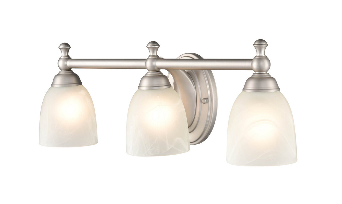 Millennium 4303-SN Three Light Vanity, Satin Nickel