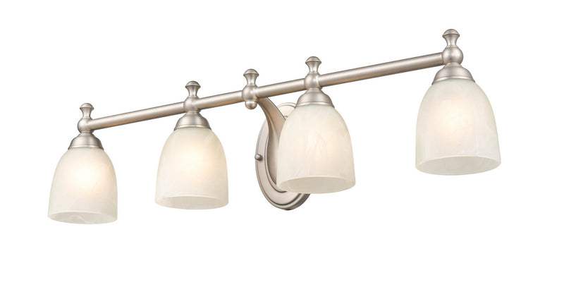 Millennium 4304-SN Four Light Vanity, Satin Nickel